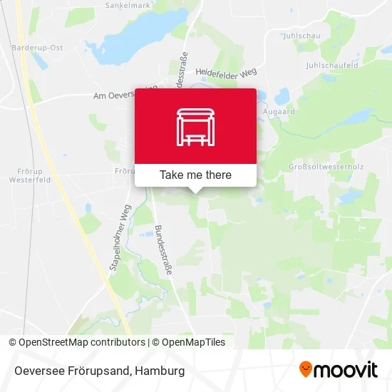 Карта Oeversee Frörupsand