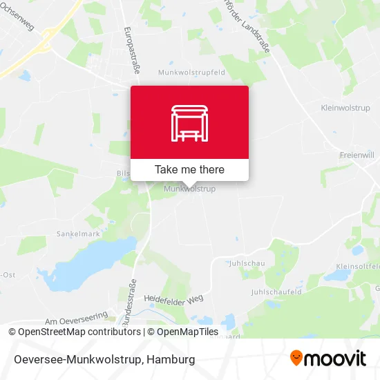 Карта Oeversee-Munkwolstrup