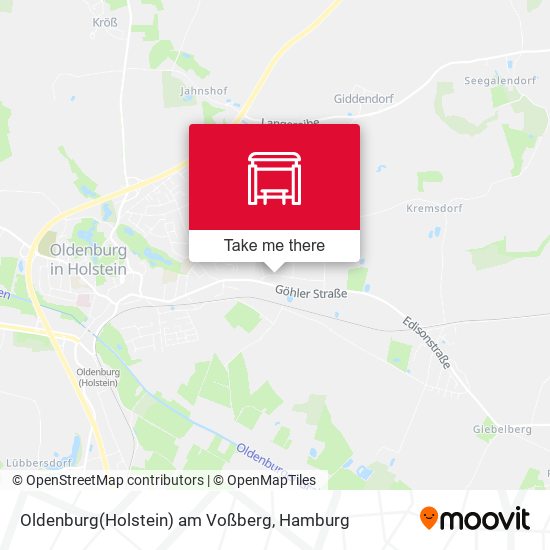 Oldenburg(Holstein) am Voßberg map
