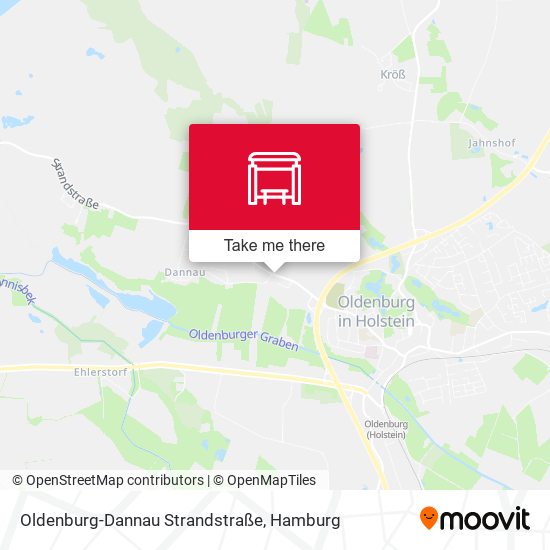 Oldenburg-Dannau Strandstraße map