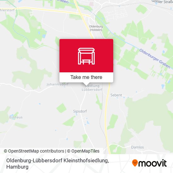 Карта Oldenburg-Lübbersdorf Kleinsthofsiedlung
