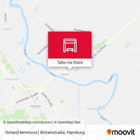 Osten(Hemmoor) Birkenstraße map