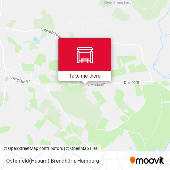Ostenfeld(Husum) Brendhörn map