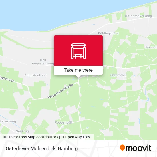 Карта Osterhever Möhlendiek