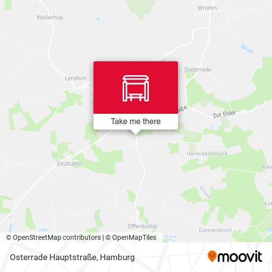 Osterrade Hauptstraße map