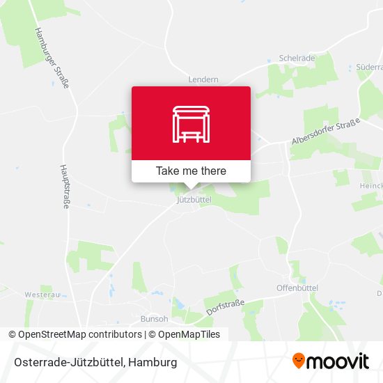 Osterrade-Jützbüttel map