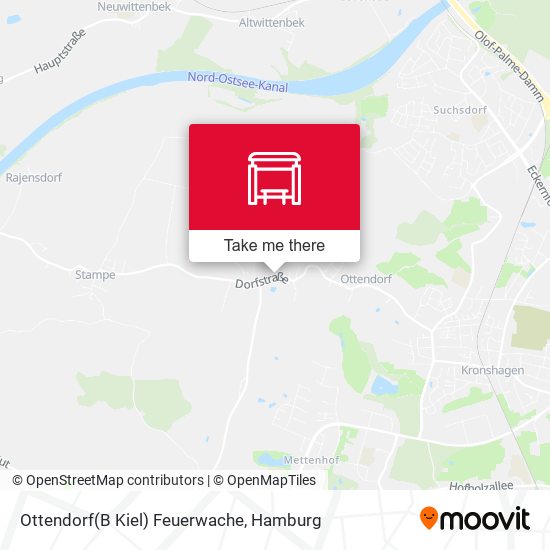 Ottendorf(B Kiel) Feuerwache map