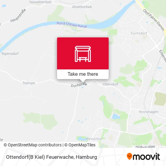 Карта Ottendorf(B Kiel) Feuerwache