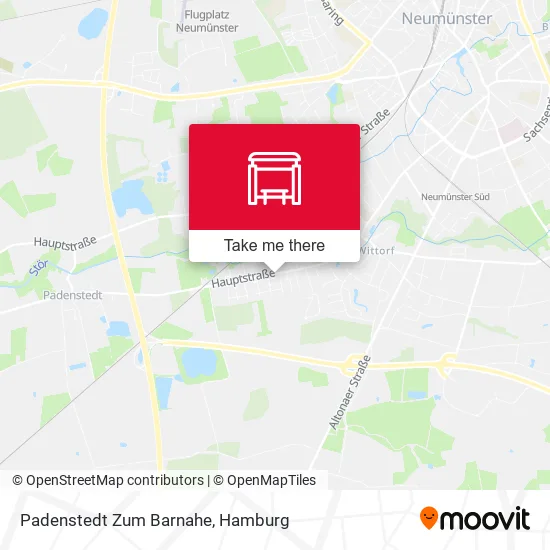 Карта Padenstedt Zum Barnahe