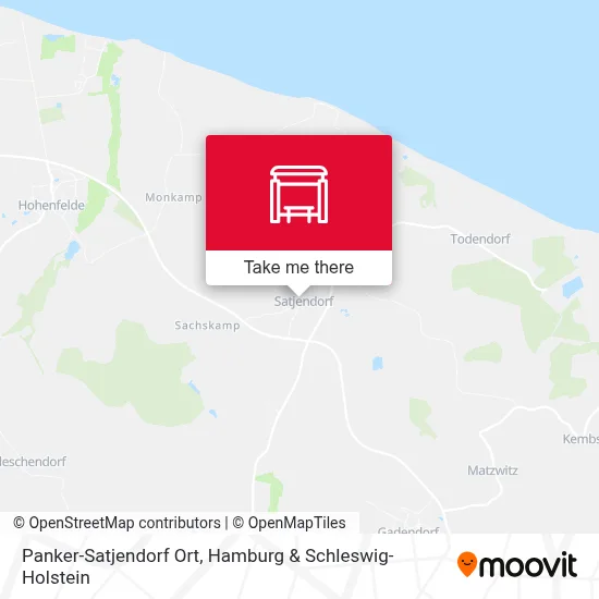 Panker-Satjendorf Ort map