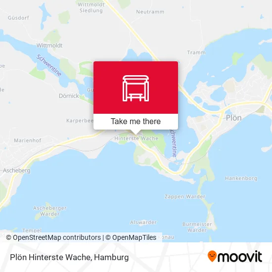 Карта Plön Hinterste Wache