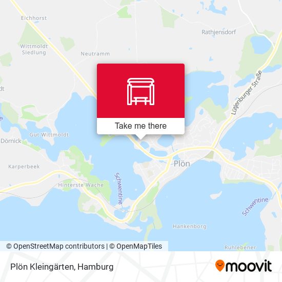 Plön Kleingärten map