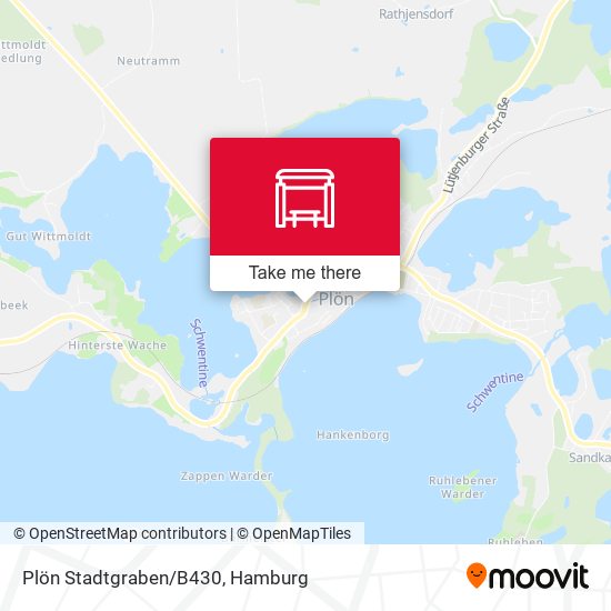 Plön Stadtgraben/B430 map
