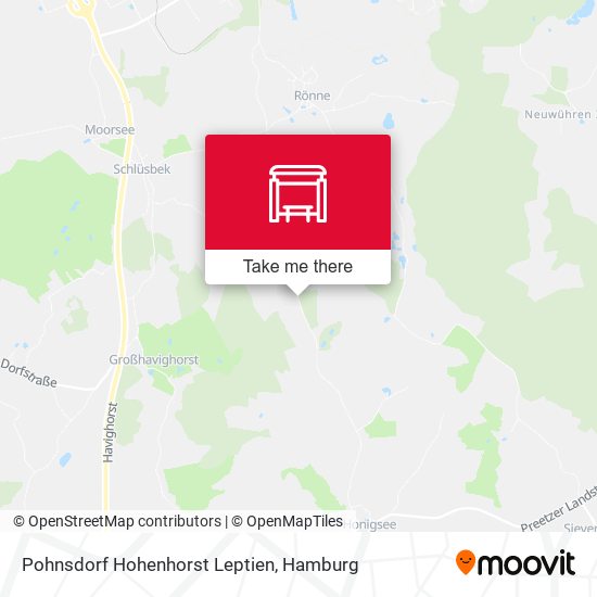 Pohnsdorf Hohenhorst Leptien map