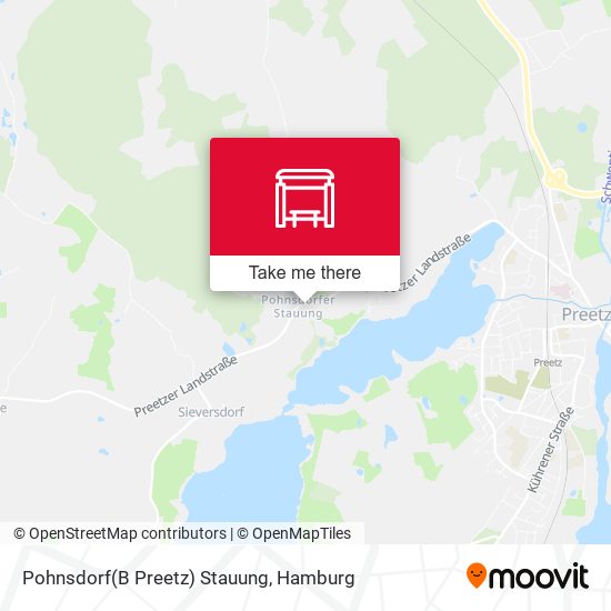Pohnsdorf(B Preetz) Stauung map