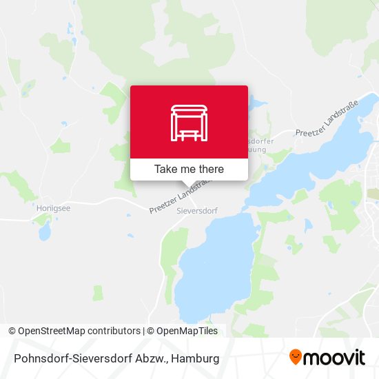 Pohnsdorf-Sieversdorf Abzw. map