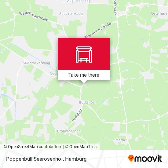 Poppenbüll Seerosenhof map
