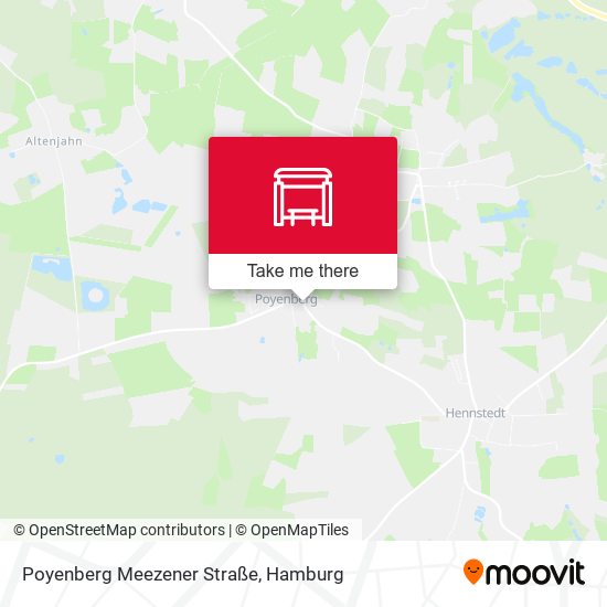 Poyenberg Meezener Straße map