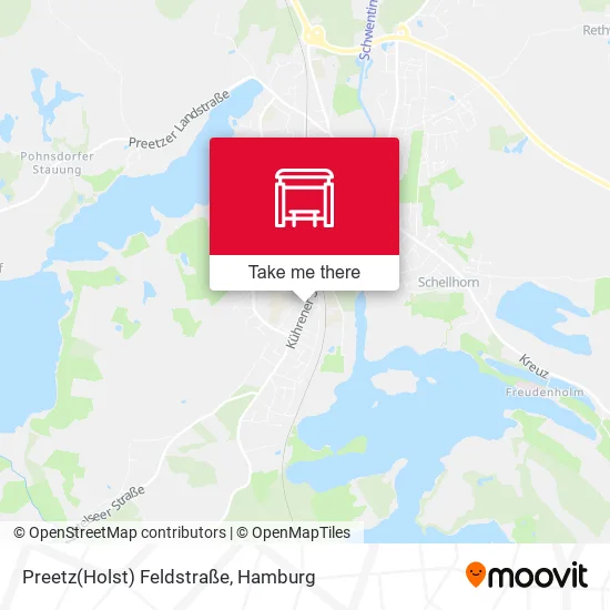 Карта Preetz(Holst) Feldstraße