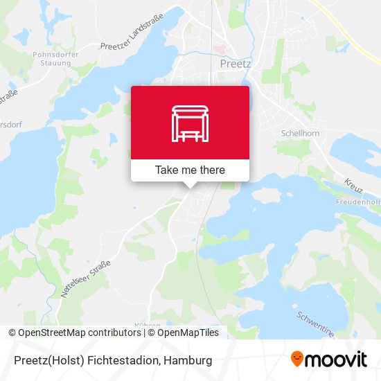 Preetz(Holst) Fichtestadion map