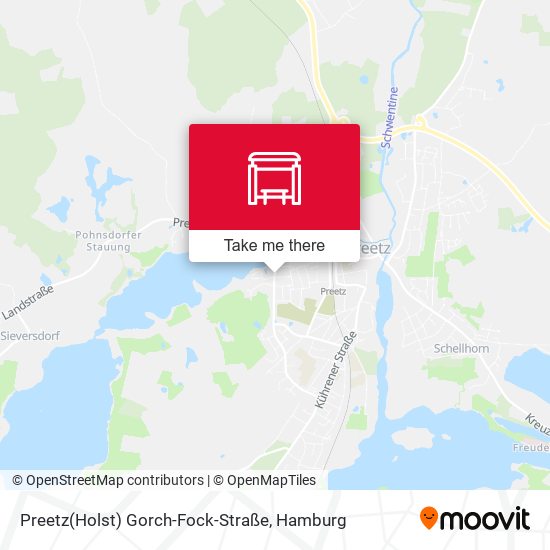 Preetz(Holst) Gorch-Fock-Straße map