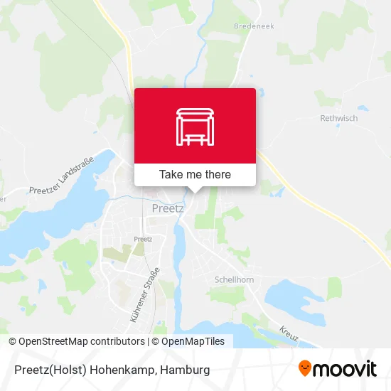 Карта Preetz(Holst) Hohenkamp