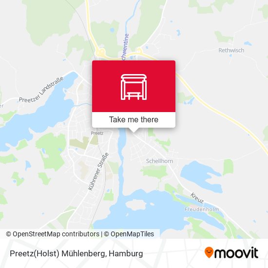 Preetz(Holst) Mühlenberg map