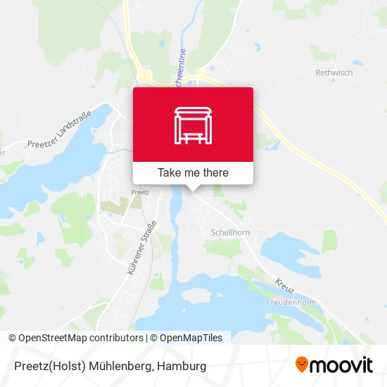 Карта Preetz(Holst) Mühlenberg