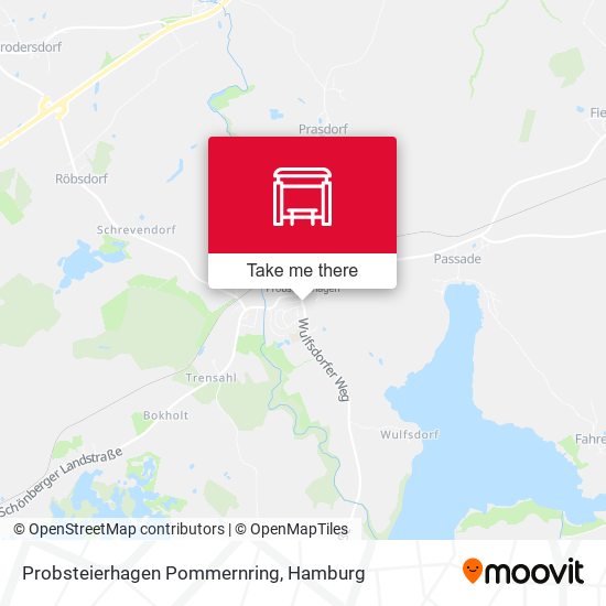 Probsteierhagen Pommernring map