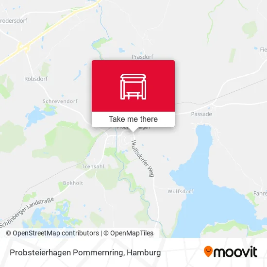 Карта Probsteierhagen Pommernring