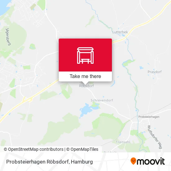Карта Probsteierhagen Röbsdorf