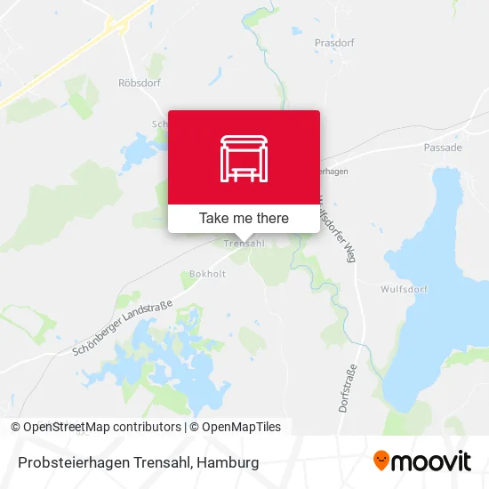 Карта Probsteierhagen Trensahl