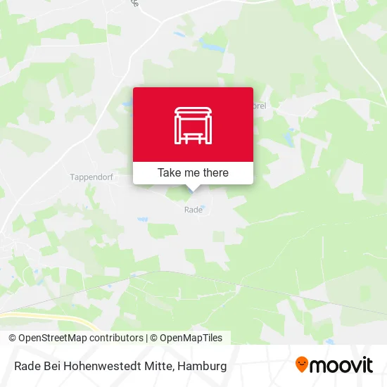 Карта Rade Bei Hohenwestedt Mitte