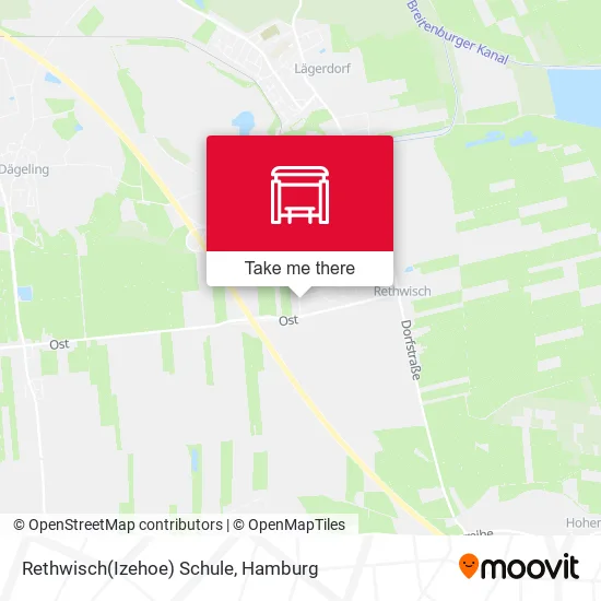 Карта Rethwisch(Izehoe) Schule