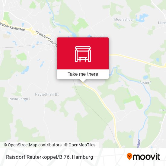 Raisdorf Reuterkoppel/B 76 map