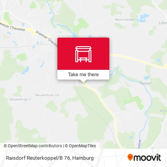 Карта Raisdorf Reuterkoppel/B 76