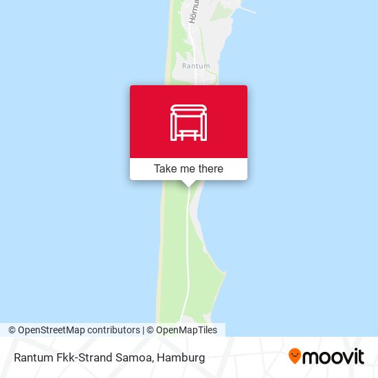 Rantum Fkk-Strand Samoa map