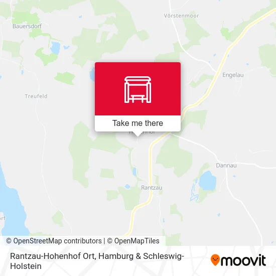 Rantzau-Hohenhof Ort map