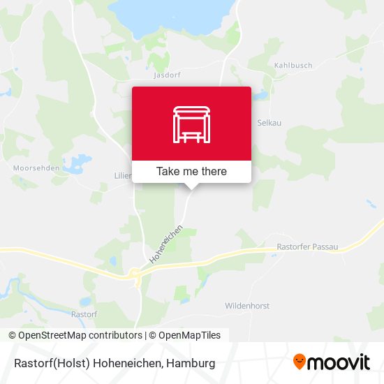 Rastorf(Holst) Hoheneichen map