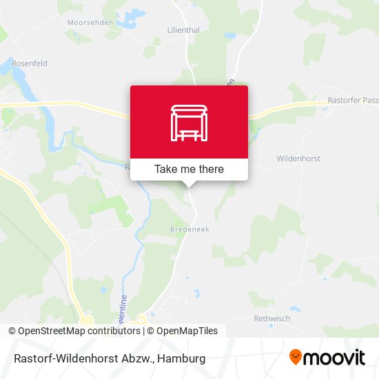 Rastorf-Wildenhorst Abzw. map