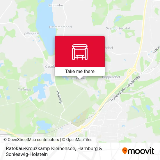 Карта Ratekau-Kreuzkamp Kleinensee