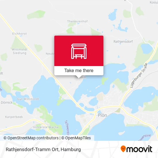Карта Rathjensdorf-Tramm Ort