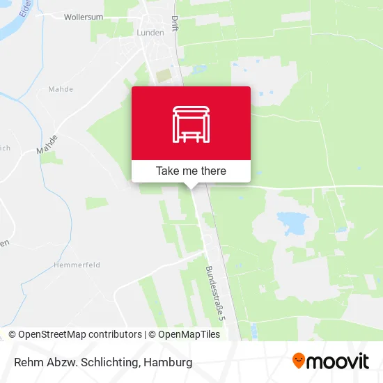Карта Rehm Abzw. Schlichting