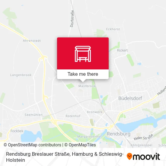 Rendsburg Breslauer Straße map