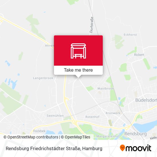 Rendsburg Friedrichstädter Straße map