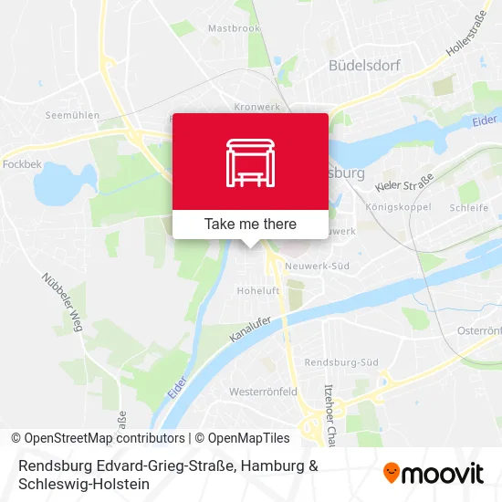 Rendsburg Edvard-Grieg-Straße map