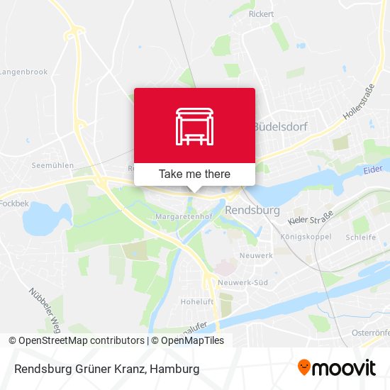 Rendsburg Grüner Kranz map