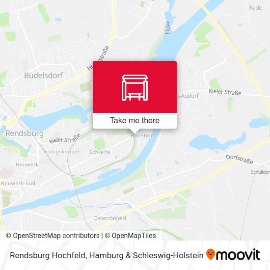 Rendsburg Hochfeld map