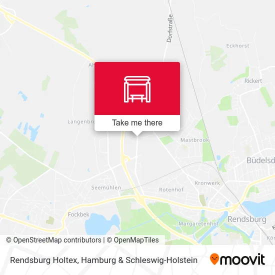 Rendsburg Holtex map