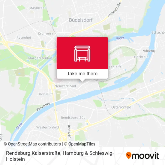 Rendsburg Kaiserstraße map